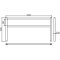 Stationary access barriers | welded | with top and quarter-bent bar | hot-dip galvanized | total width: 2500 mm